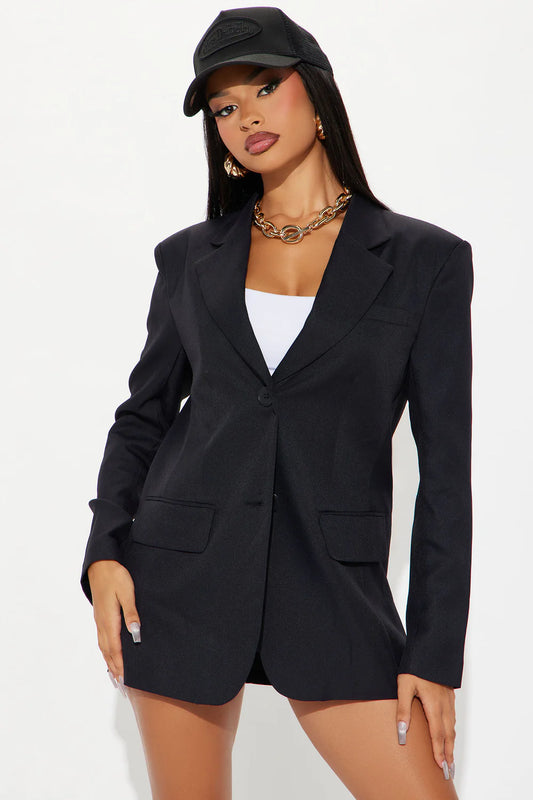 Blazer oversize New Normal - Noir