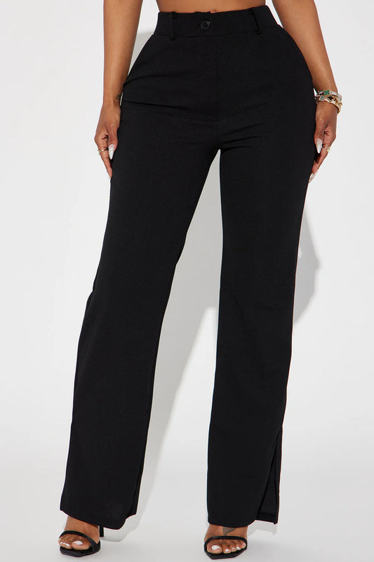 Pantalon à jambe large Heidi - Noir